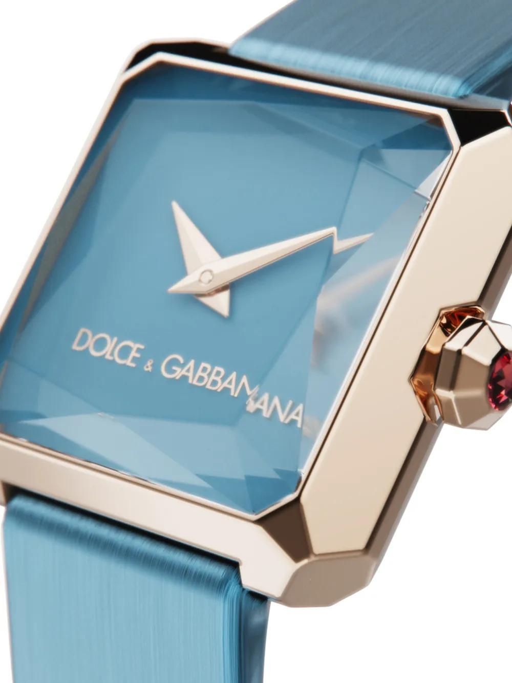 DOLCE & GABBANA Sofia Square-face 11mm Watch In Blue Product Image