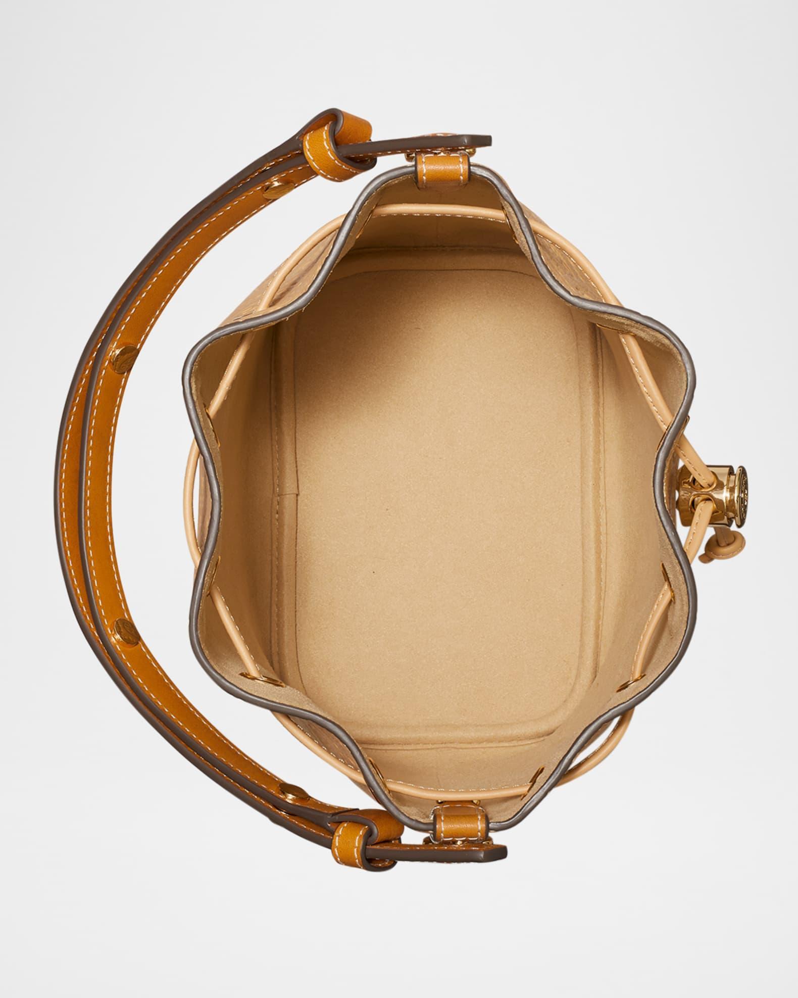 T Monogram Soft Pebbled Bucket Bag  Product Image