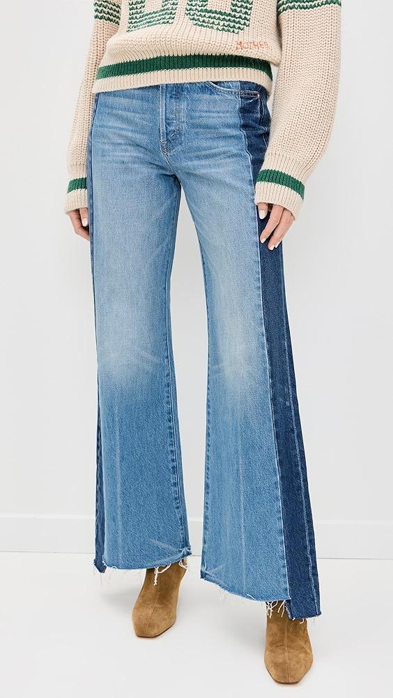 MOTHER The Tux Sidestepper Sneak Fray Jeans | Shopbop Product Image