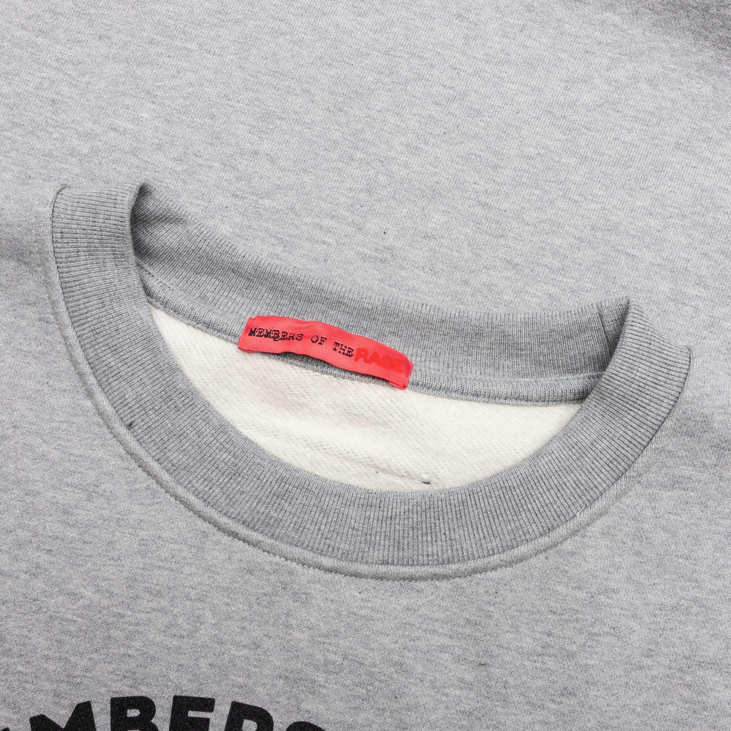 Oversized Planet Crewneck - Heather Grey Male Product Image