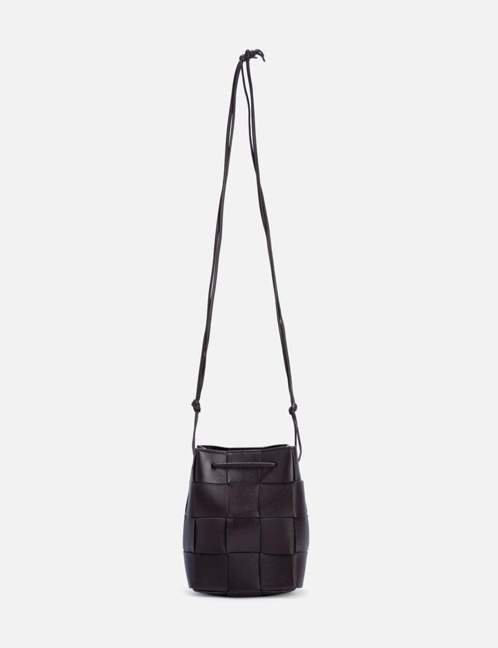 Small Cassette Cross-body Bucket In Brown Product Image