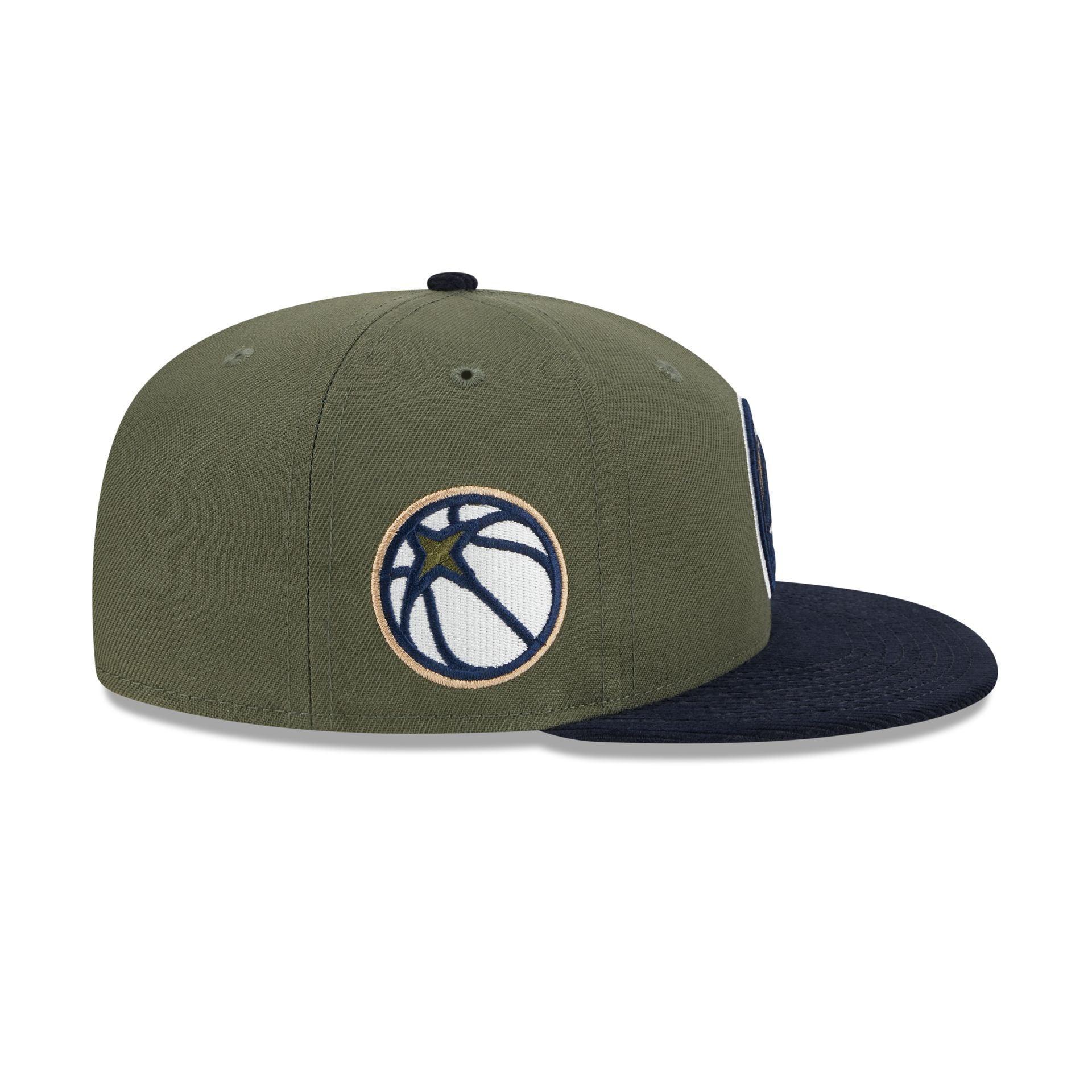 Minnesota Timberwolves Olive Green 59FIFTY Fitted Hat Male Product Image