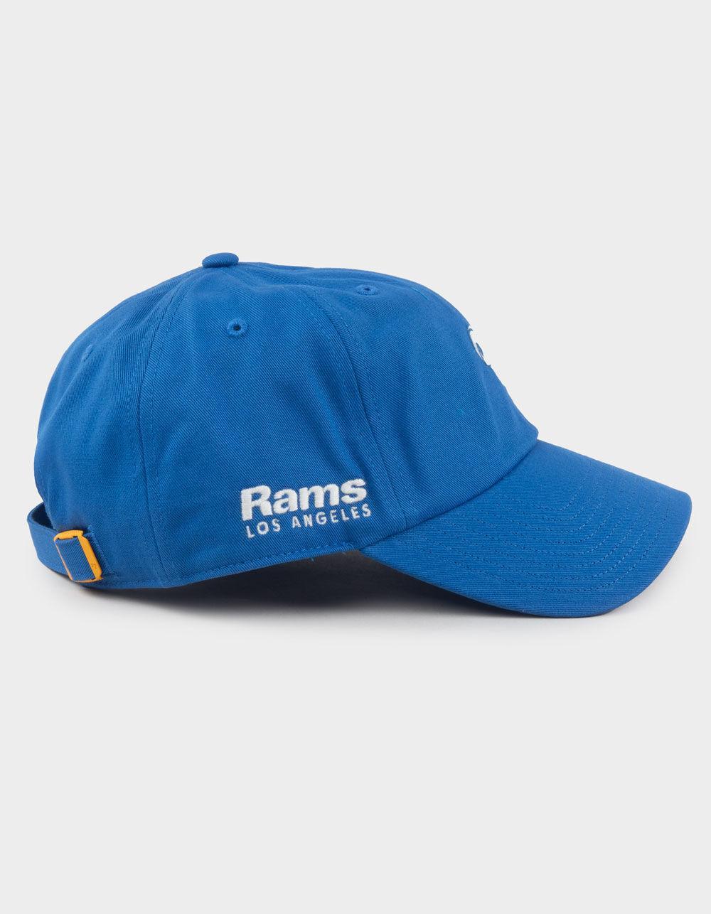 47 BRAND Los Angeles Rams Foundational '47 Clean Up Strapback Hat - BLUE Product Image