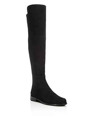 Womens 5050 Over-The-Knee Stretch-Leather Boots Product Image