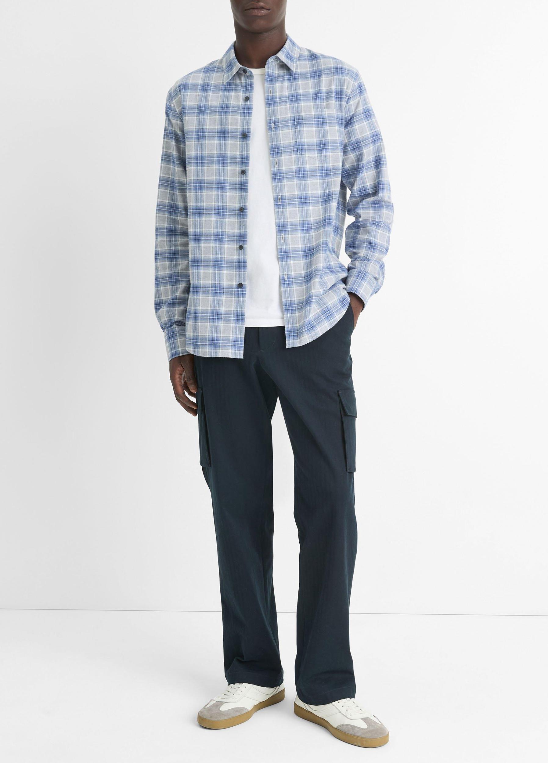 Vineyard Plaid Cotton Shirt Product Image