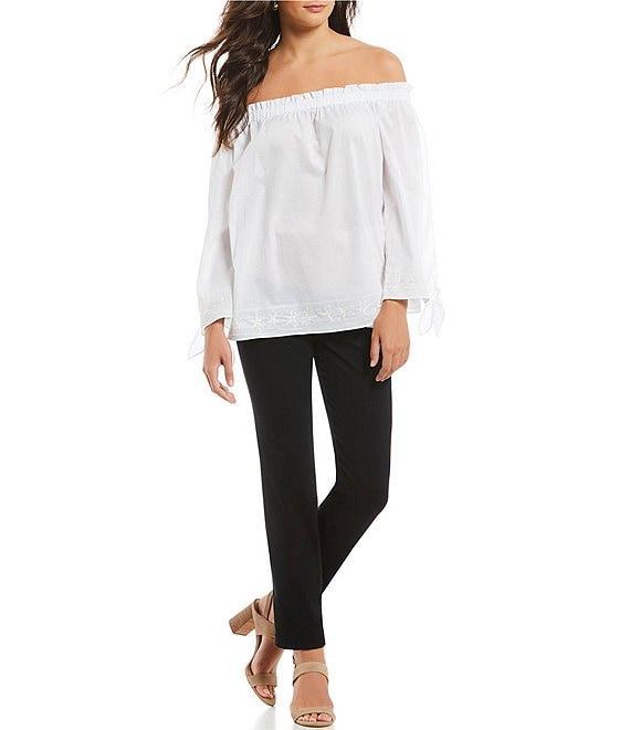 NYDJ Marilyn Straight Leg Full Length Jeans Product Image