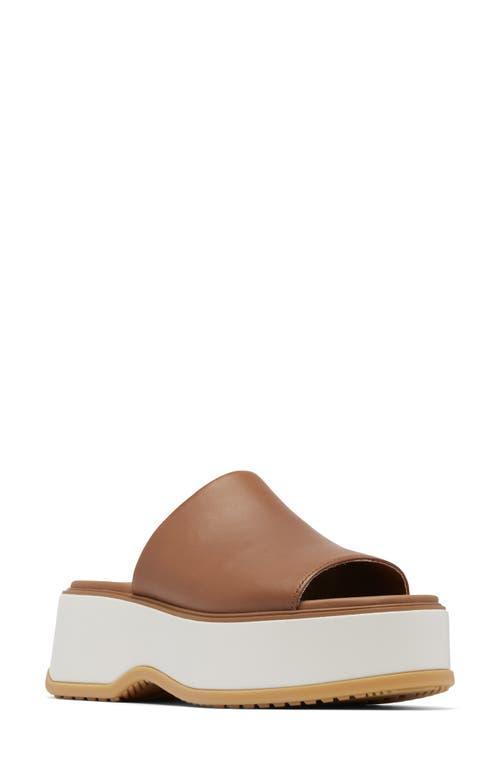 Dayspring Leather Platform Slide Sandals Product Image