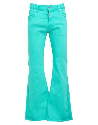 DSQUARED2 Man Jeans Turquoise Size 32 Cotton, Elastane In Blue Product Image