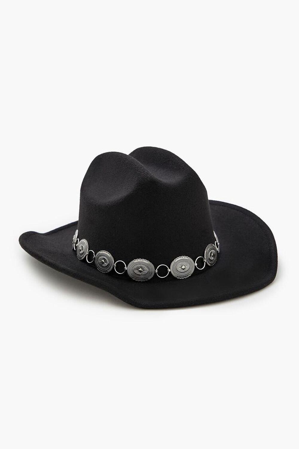 Etched Disc-Trim Cowboy Hat | Forever 21 Product Image