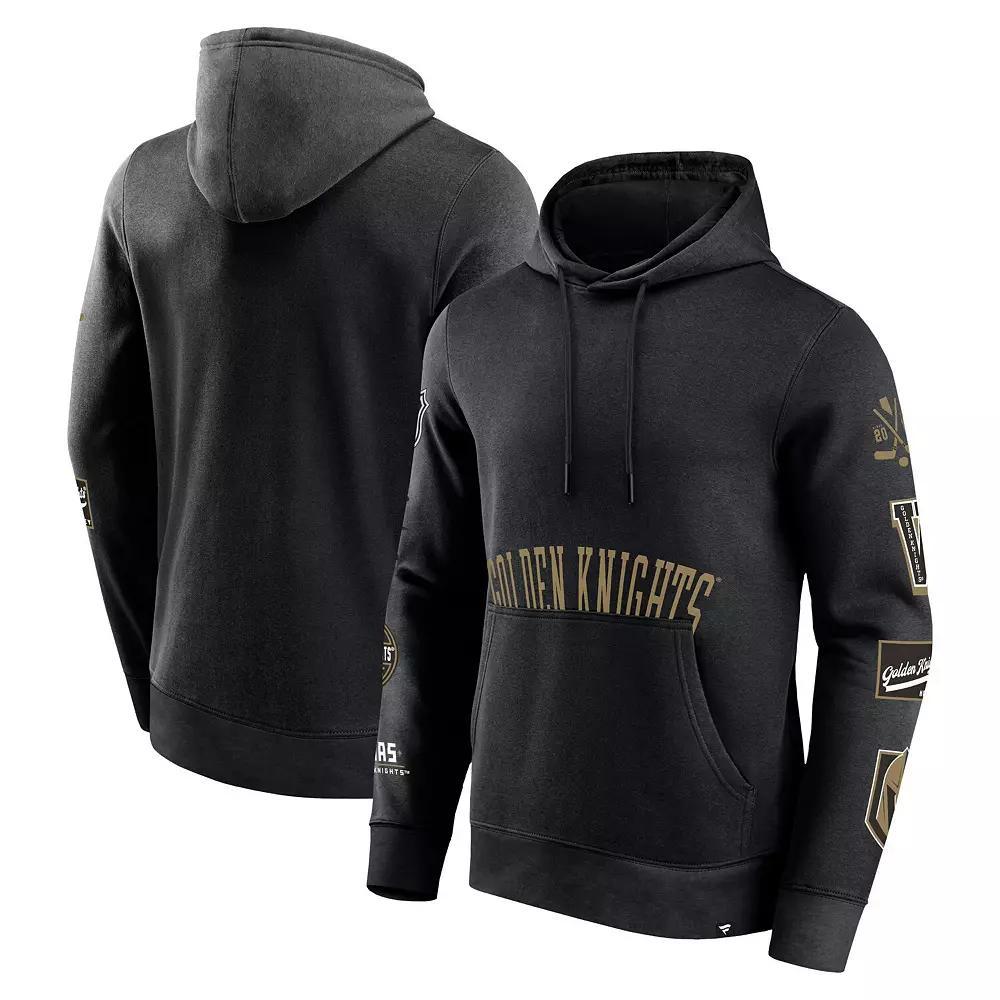 Men's Fanatics Branded Black Vegas Golden Knights Wild Winner Fleece Pullover Hoodie,  Product Image