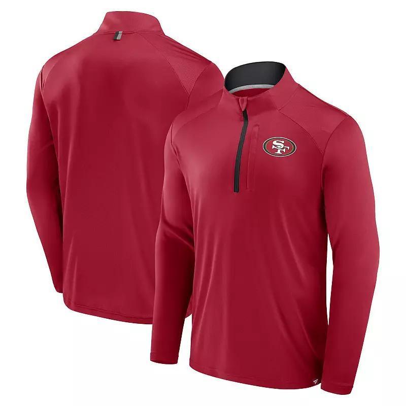 Men's Fanatics Brown Cleveland Browns Defender Long Sleeve Quarter-Zip Jacket,  Product Image