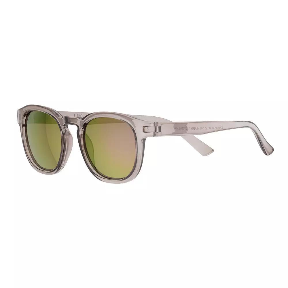 Men's Cali Blue Geometric Sunglasses, Grey Product Image
