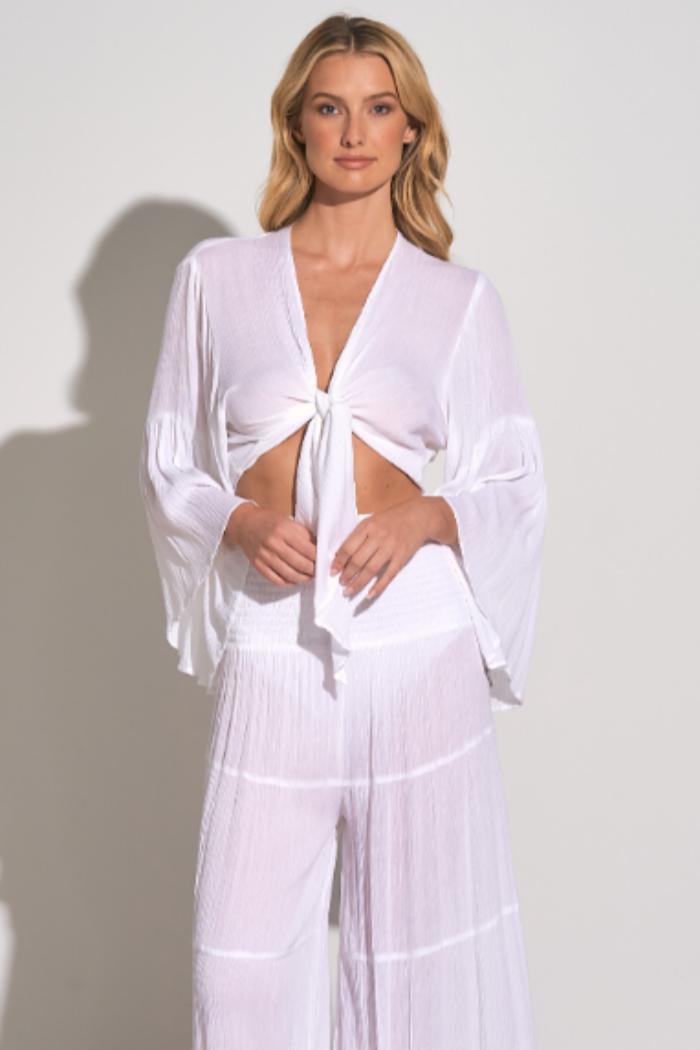 BELL SLEEVE TIE TOP Product Image