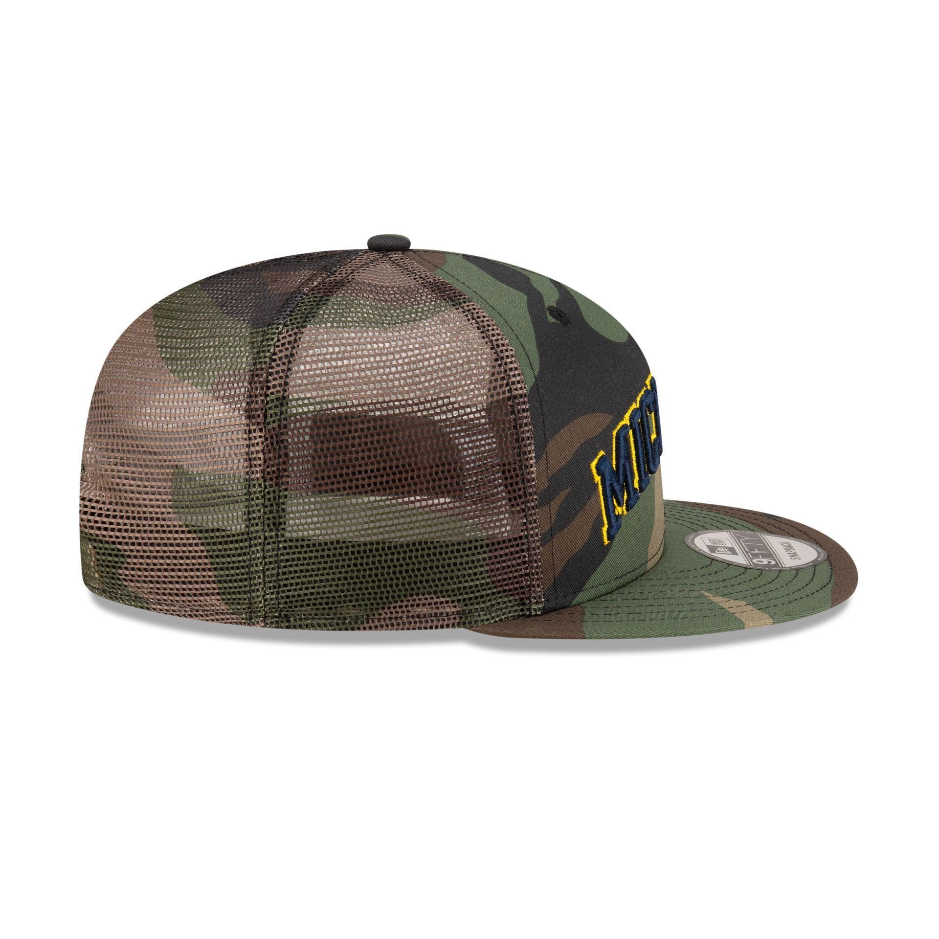 Michigan Wolverines Camo 9FIFTY Trucker Hat Male Product Image