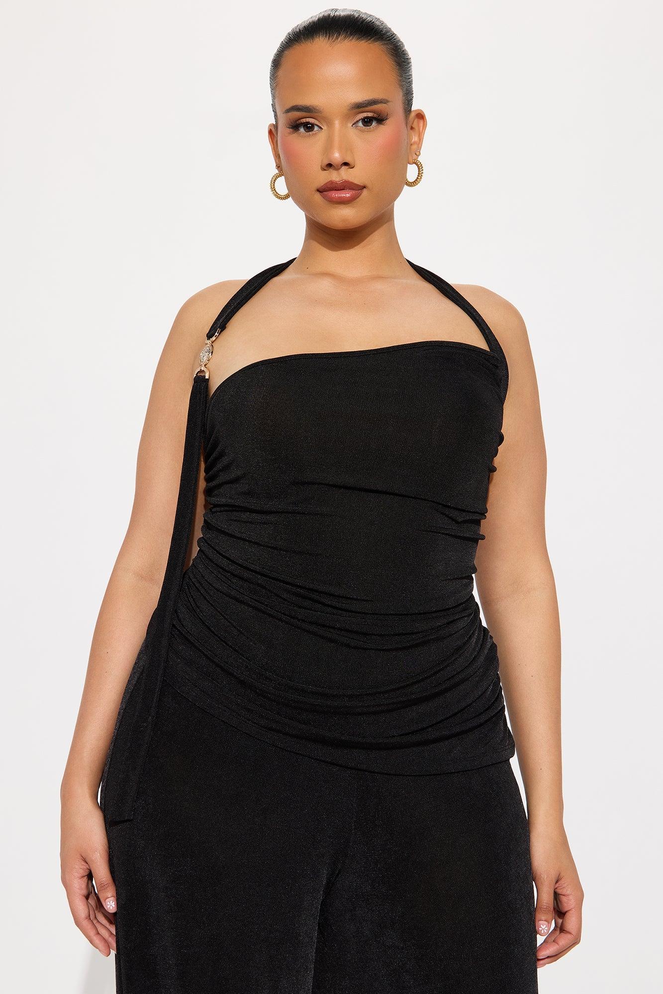 Modern Style Pant Set - Black Product Image