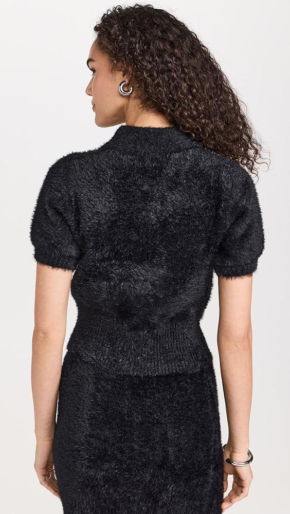 endless rose Fuzzy Jewel Sweater Top | Shopbop Product Image