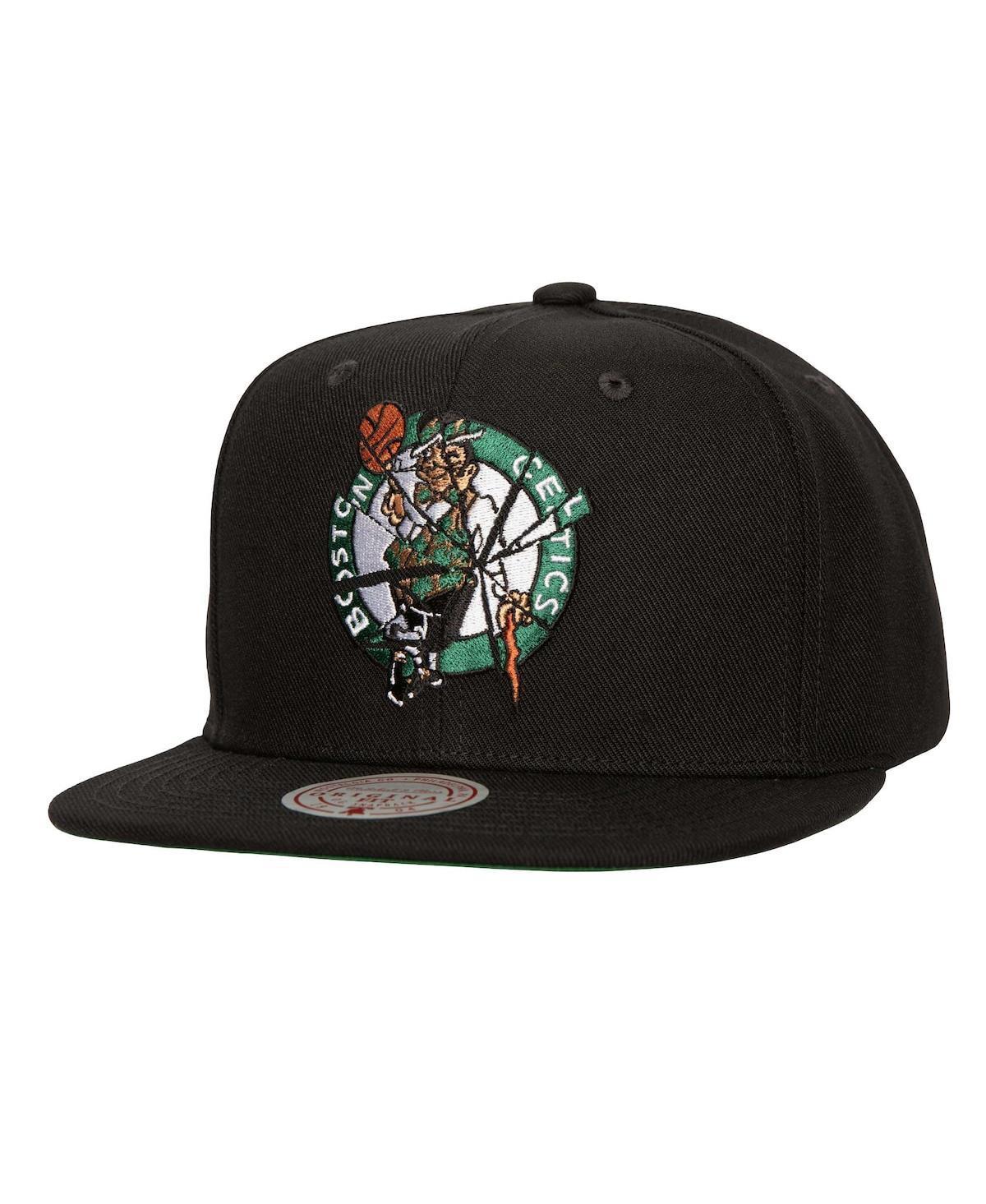 Mens Mitchell & Ness Boston Celtics Shattered Snapback Hat Product Image