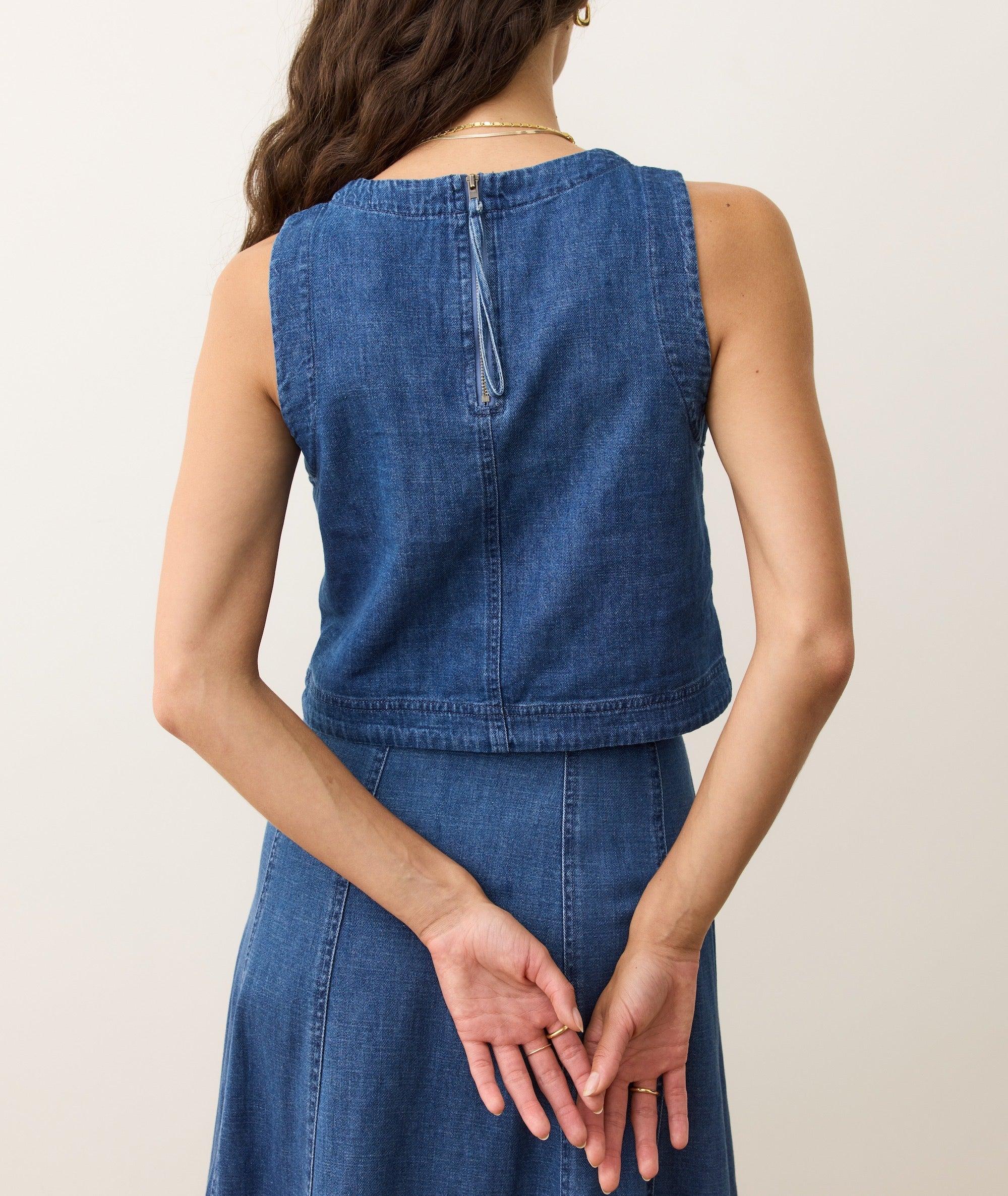 Quinn Denim Tank Product Image