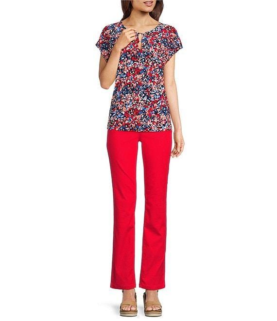 Jones New York Lexington Straight Ankle Pants Product Image
