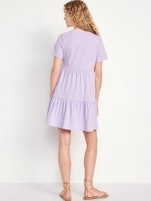 Tiered Mini Swing Dress Product Image