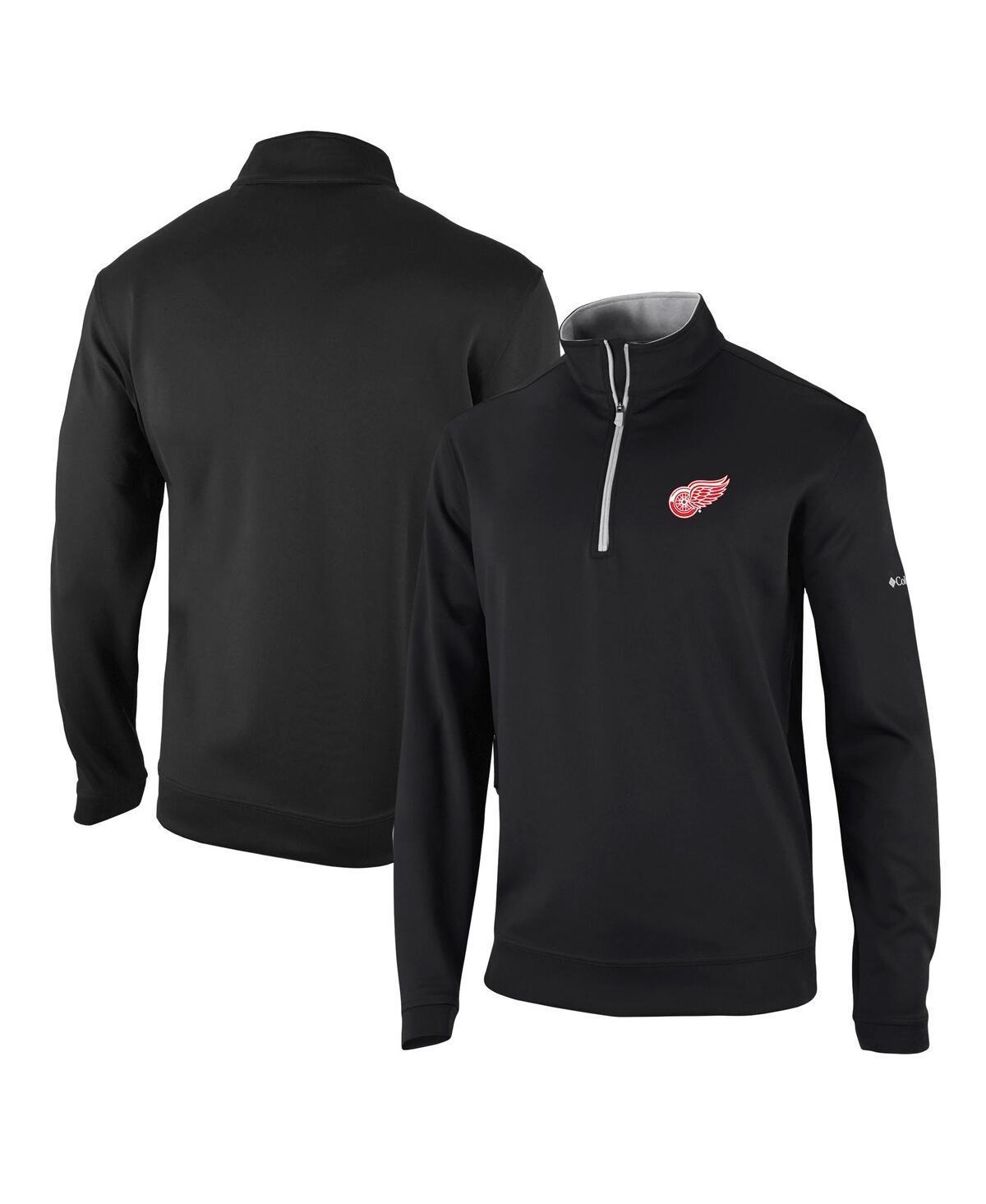 Mens Columbia Detroit Red Wings Wickham Hills Omni-Wick Quarter-Zip Jacket Product Image