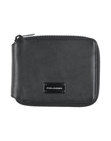 PIQUADRO Man Wallet Black Size - Cow Leather Product Image