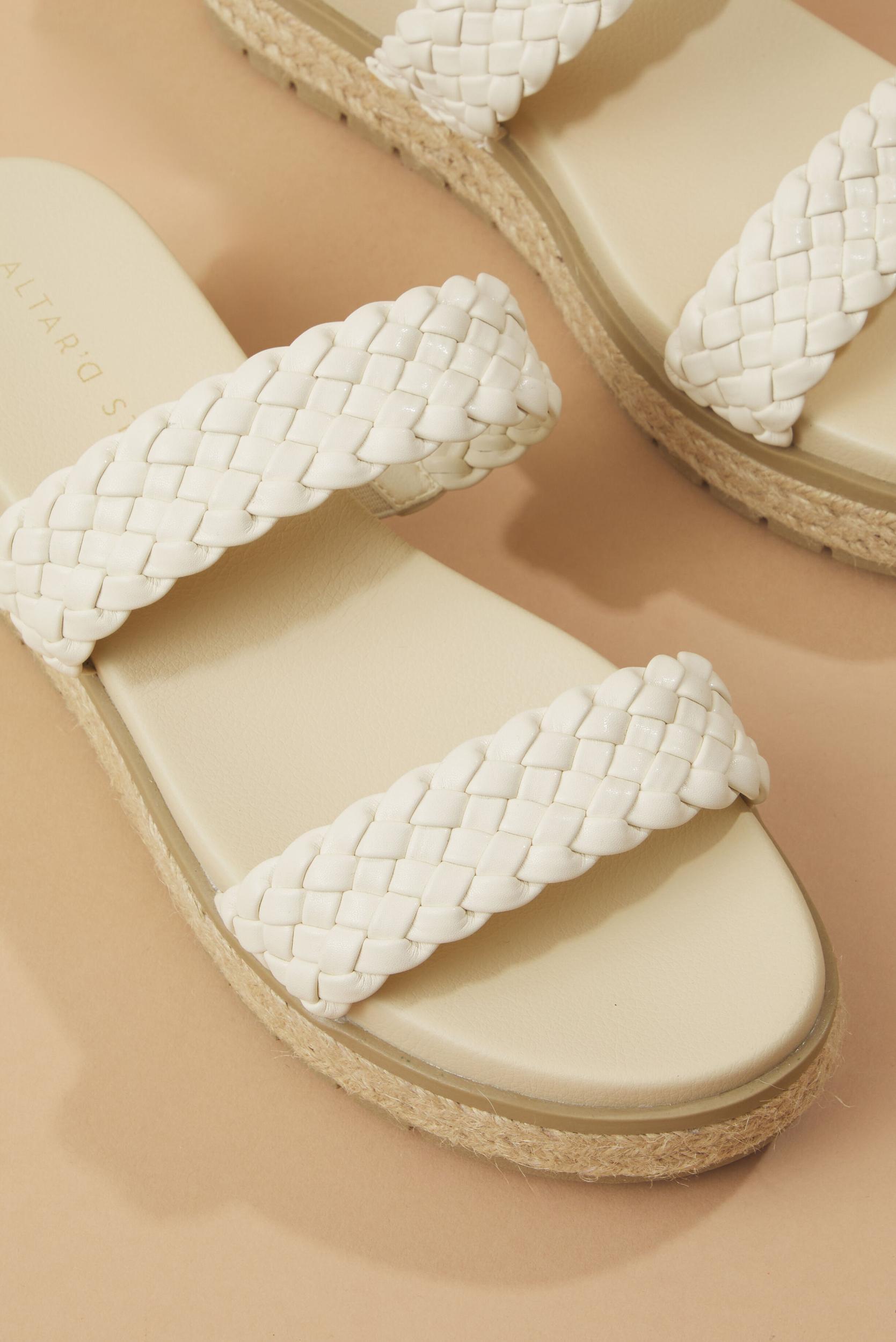 Kryztal Braided Platform Sandals Product Image