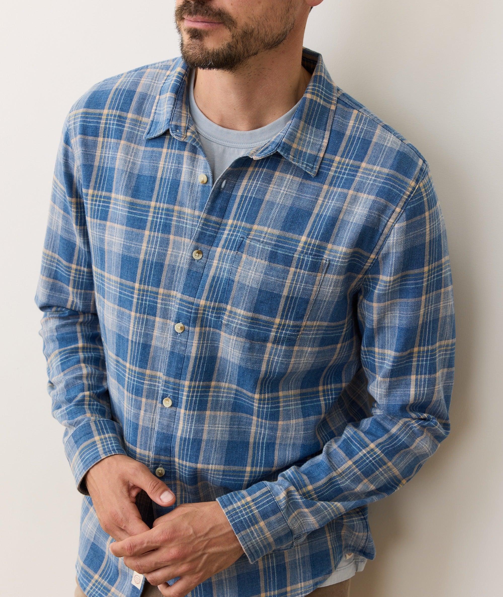 Stretch Selvage Long Sleeve Shirt Product Image