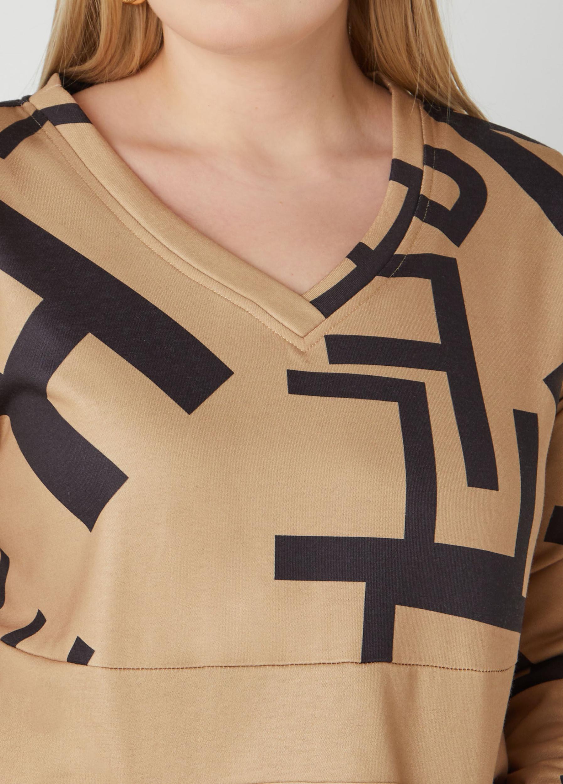 Alphabet Print Pullover Product Image