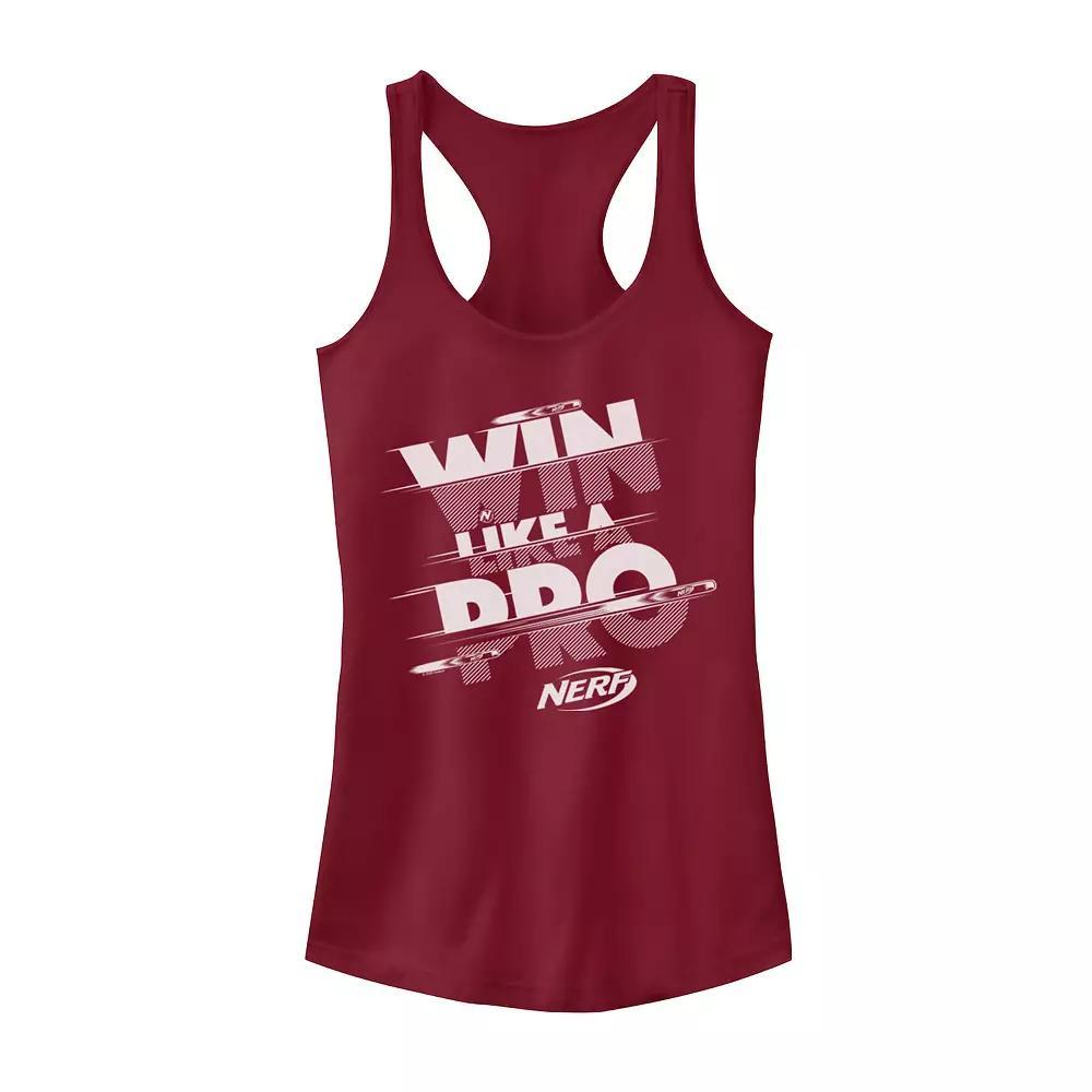 Juniors' Nerf "Win Like A Pro" Glitch Text Tank Top, Girl's,  Product Image
