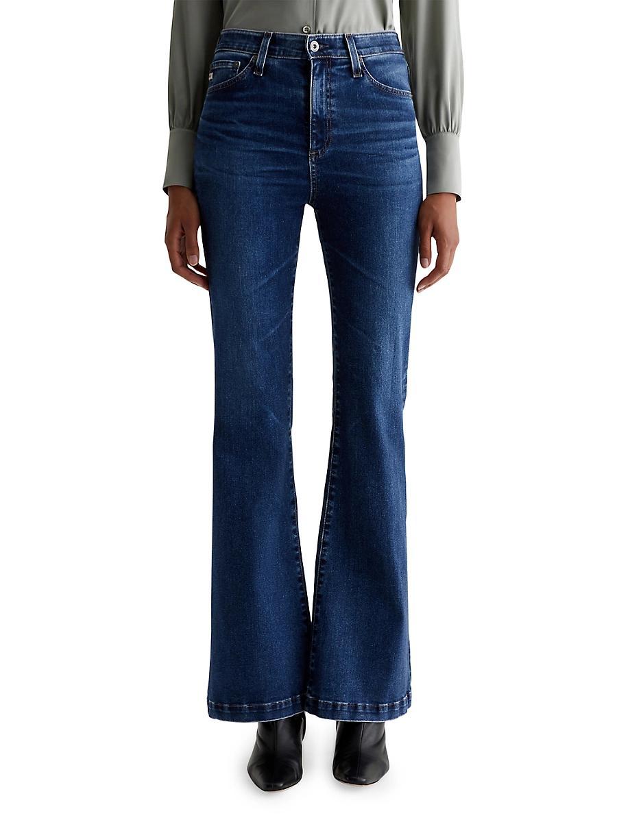 Womens Madi Flare High-Rise Stretch Boot-Cut Jeans Product Image