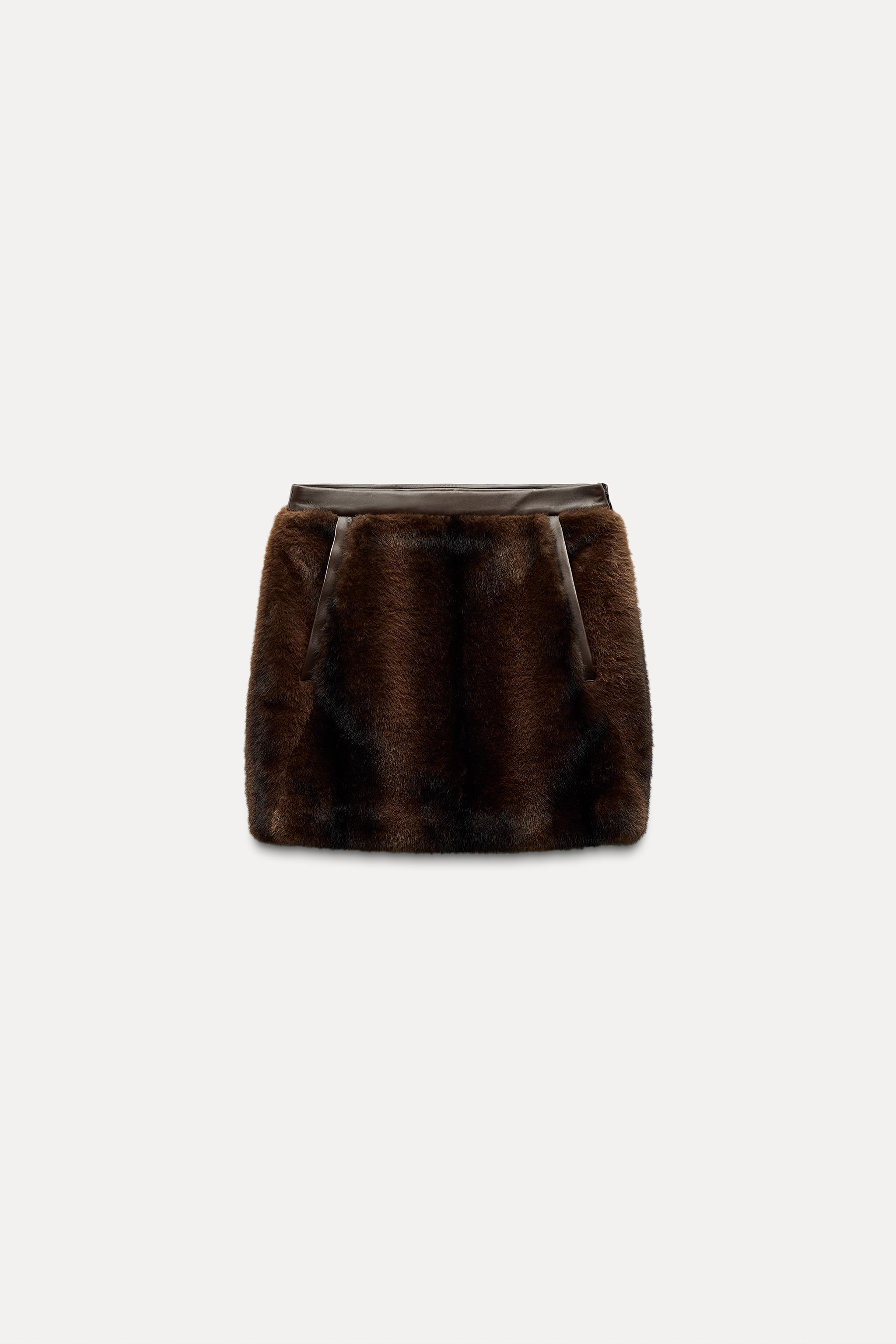 FAUX FUR SHORT SKIRT LIMITED EDITION Product Image