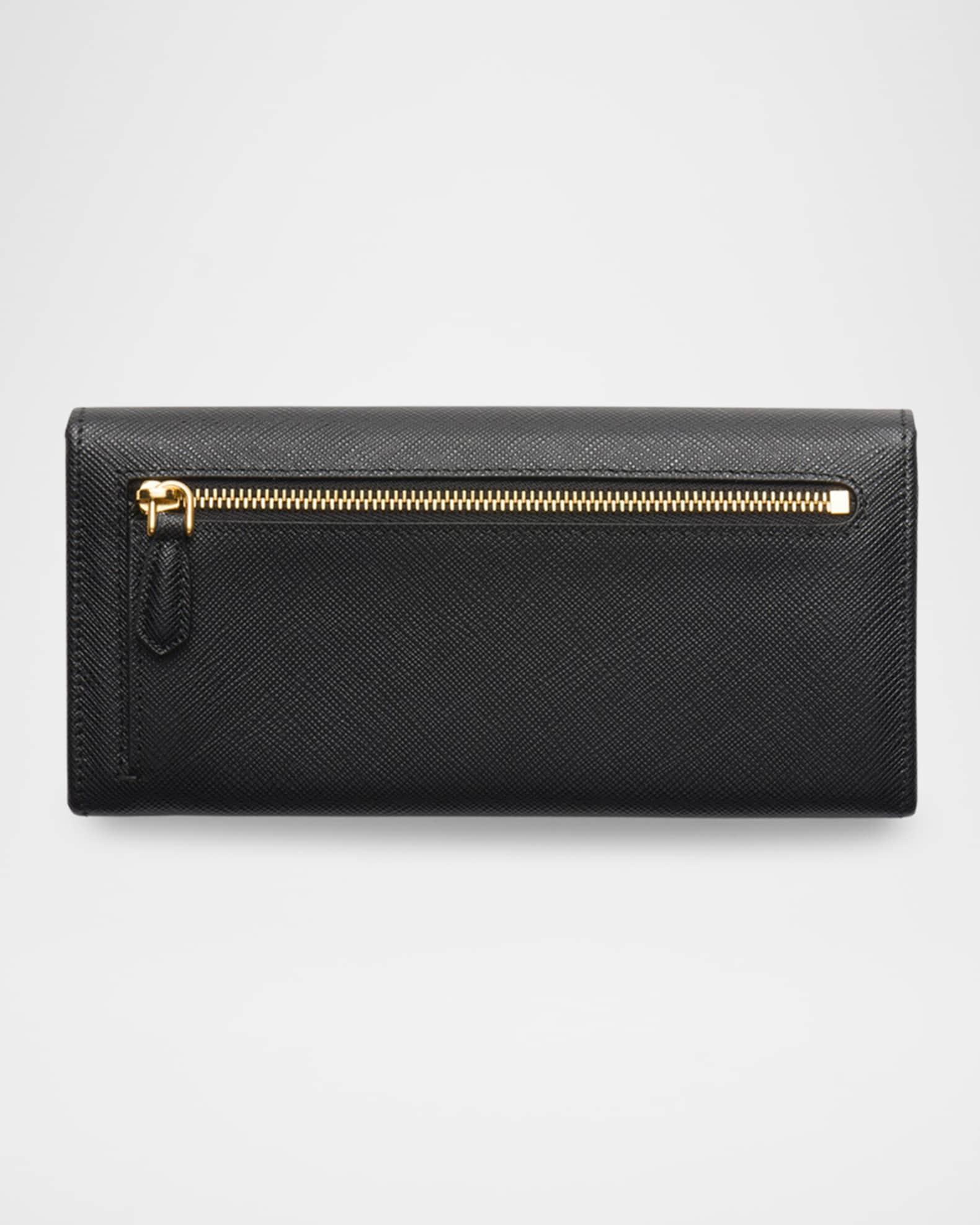 Large Saffiano Leather Flap Wallet Product Image