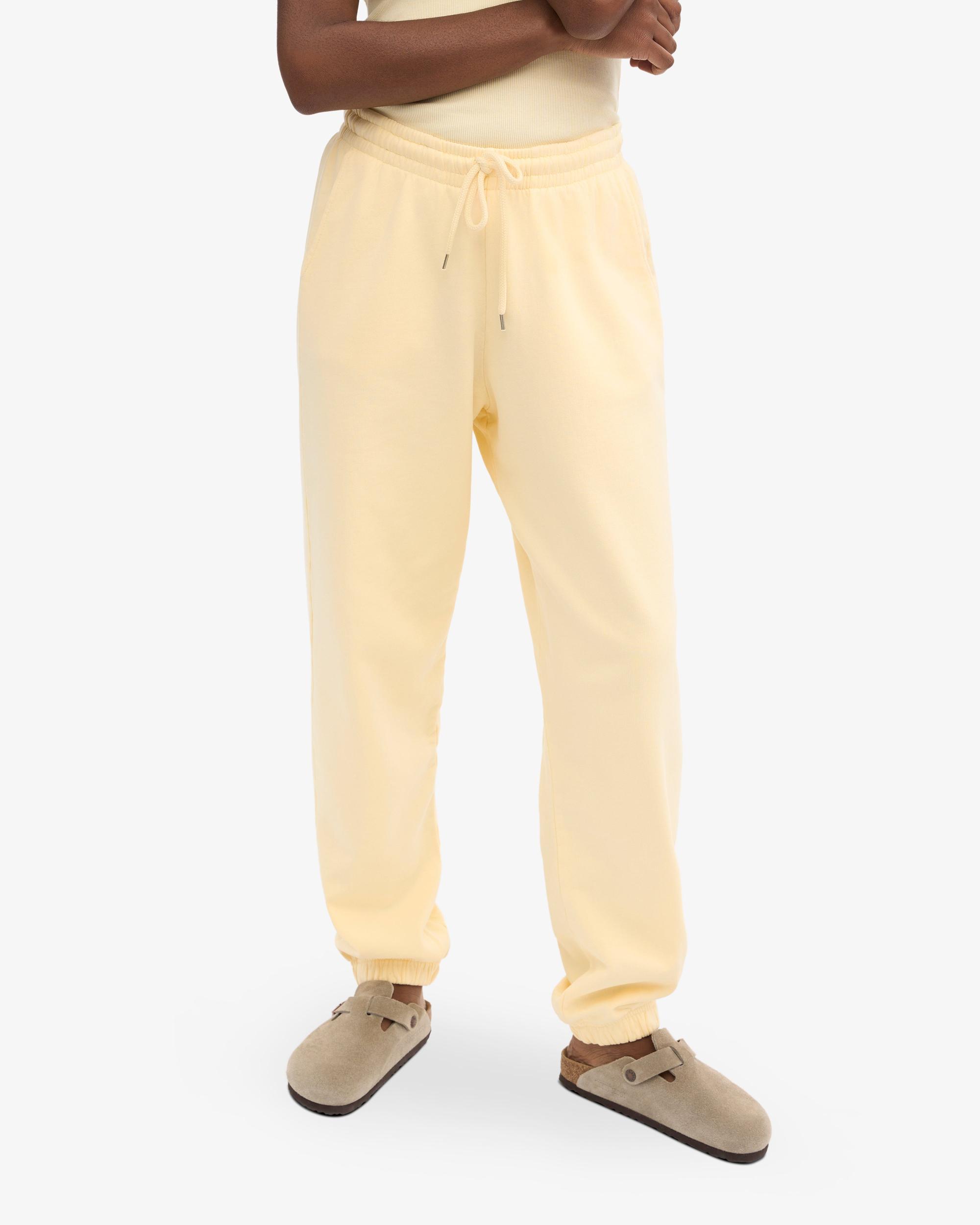 Organic Sweatpants - Soft Yellow Product Image