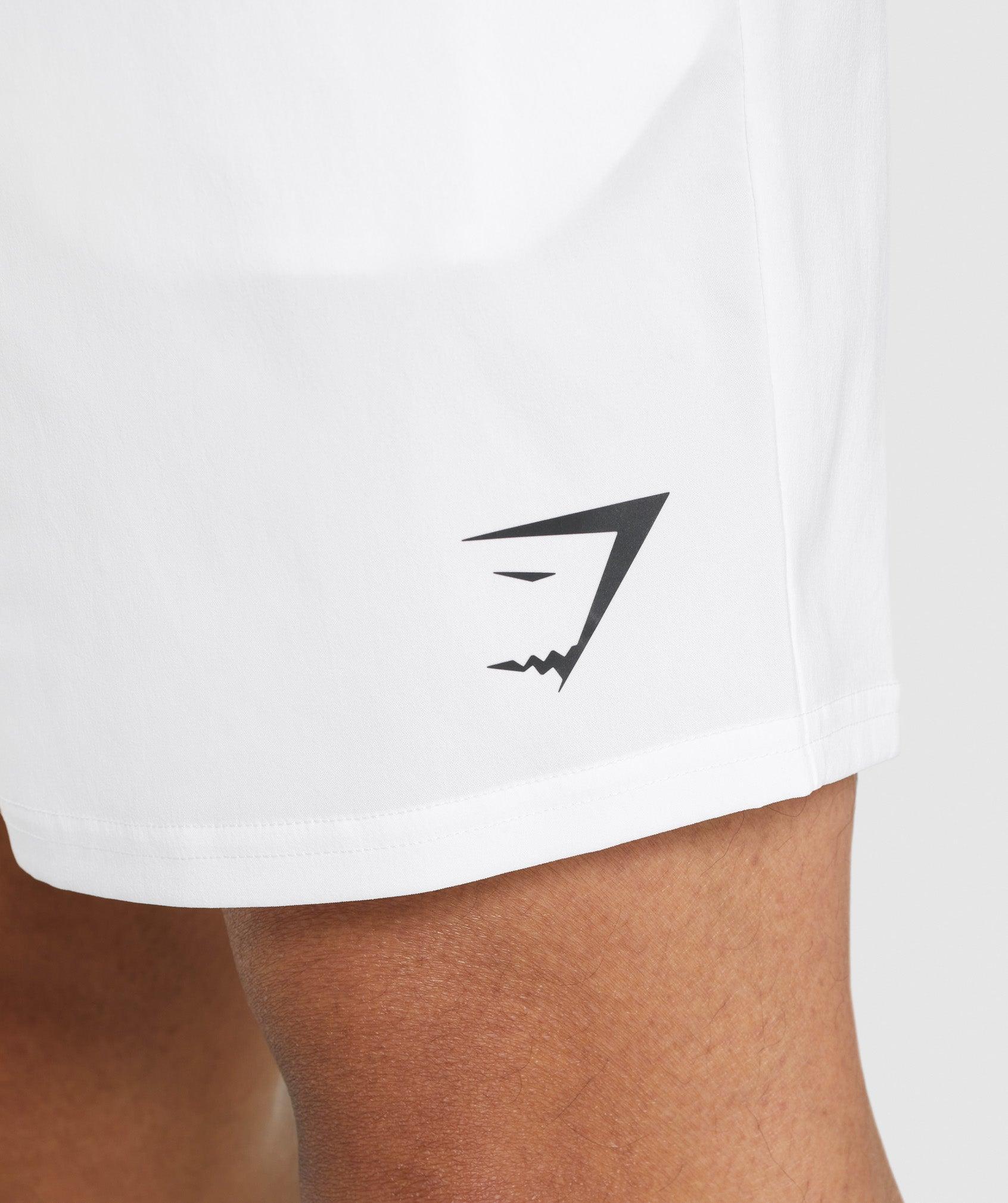Gymshark Arrival 7" Shorts - White Male Product Image