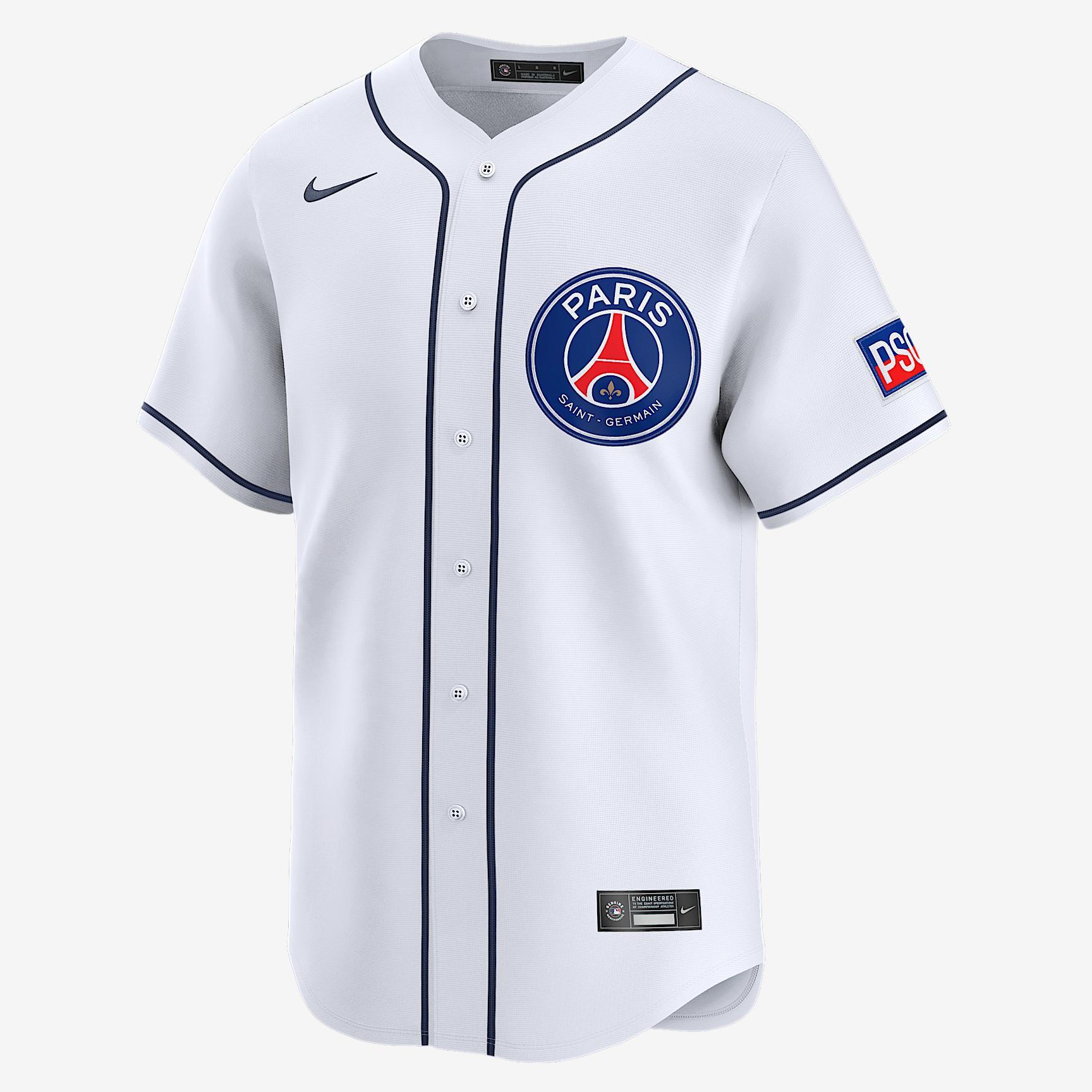 Paris Saint-Germain 2025 Nike Mens Dri-FIT ADV MLB Limited Jersey | LMGN10AFA5-95W Product Image