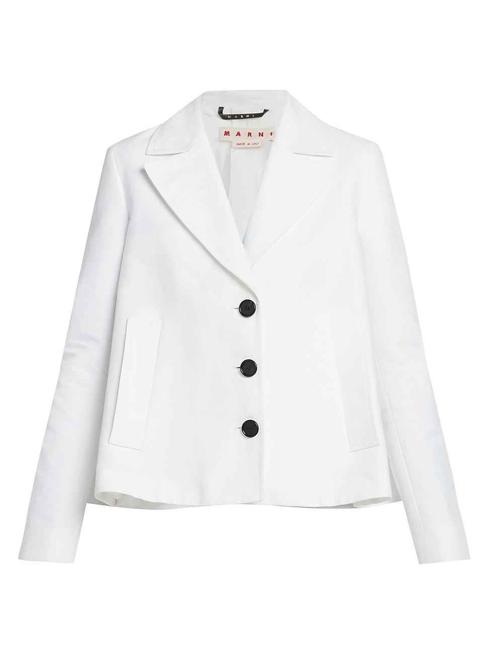 Womens A-Line Cotton Jacket Product Image