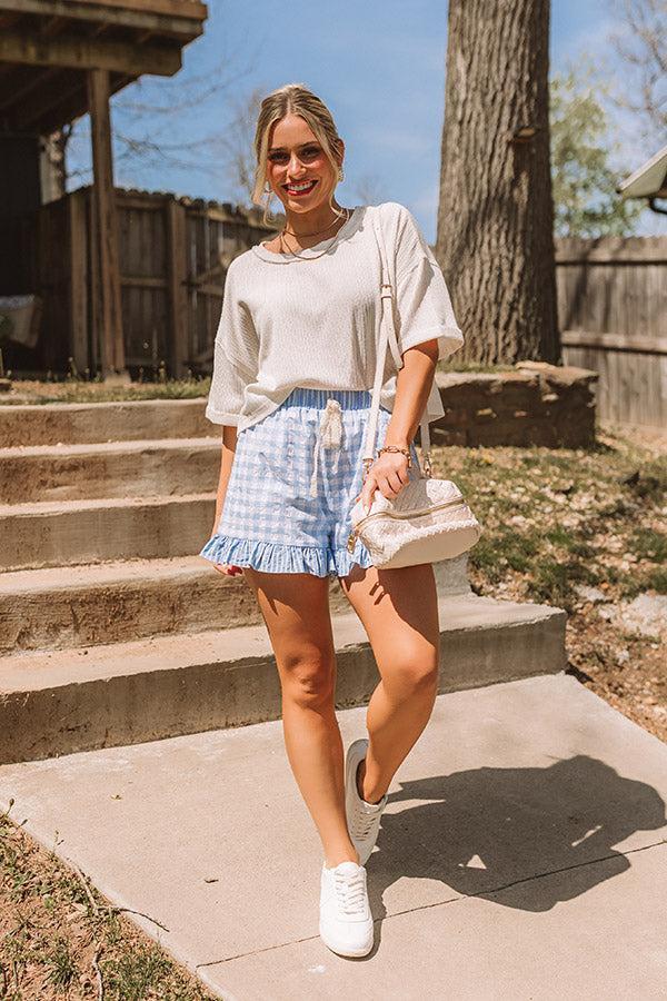 Fresh Breeze Knit Top in Cream Product Image