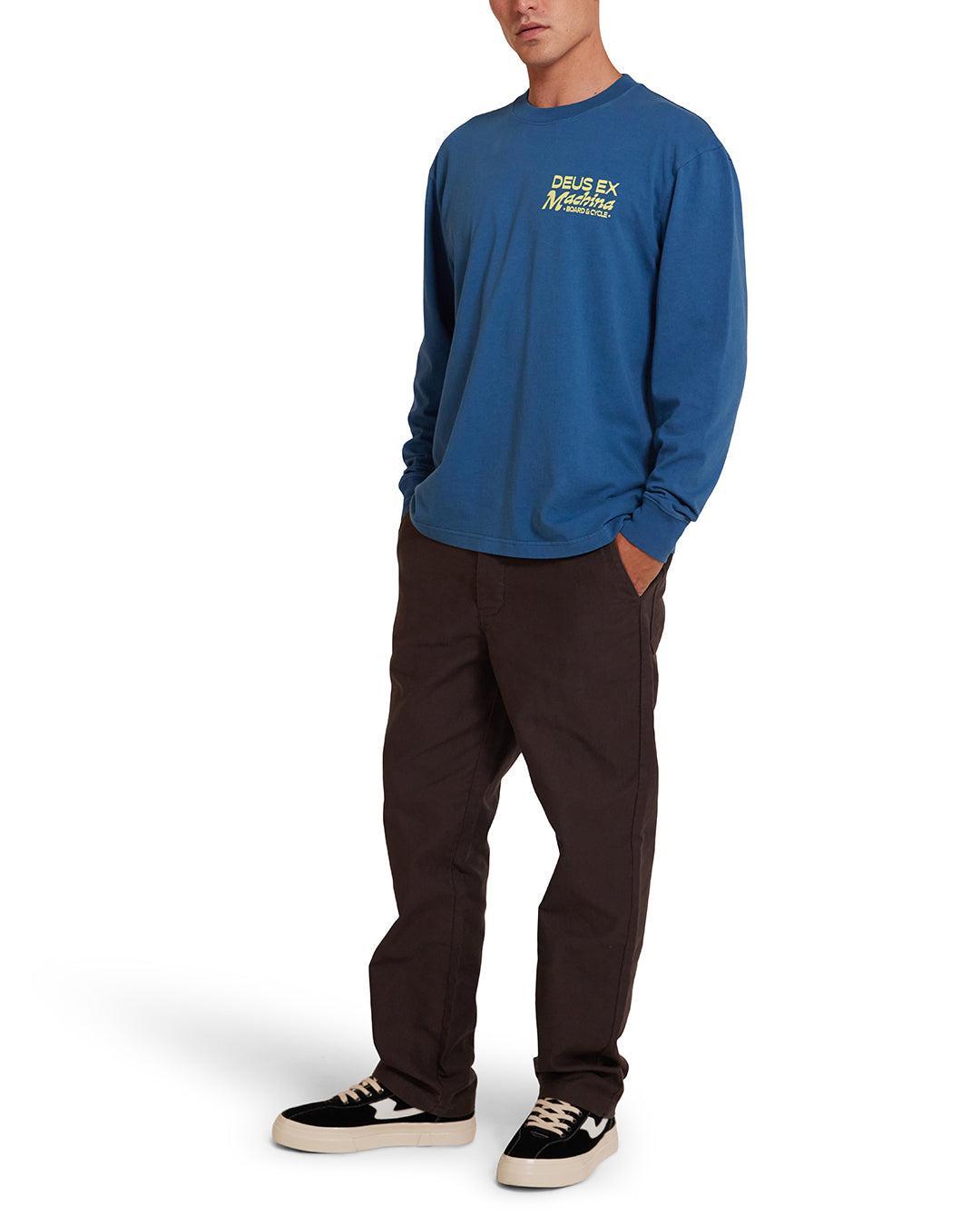 Last Resort Long Sleeve Tee - Moroccan Blue Product Image