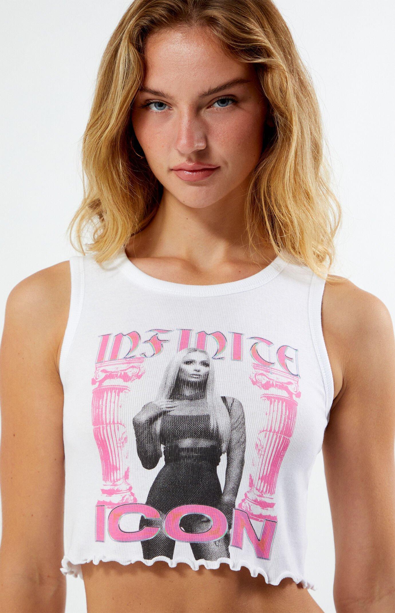 Women's Paris Hilton Infinite Icon Future Cropped Tank Top Product Image