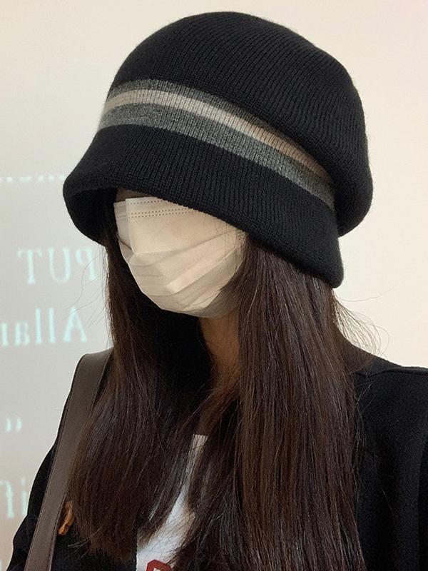 Striped Knitted Hats Product Image