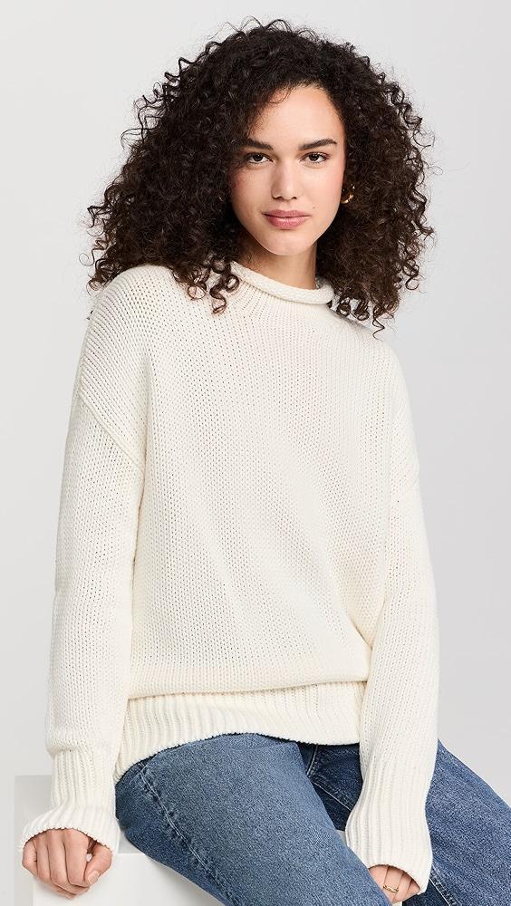 La Ligne Mock Neck Solid Marina Sweater | Shopbop Product Image