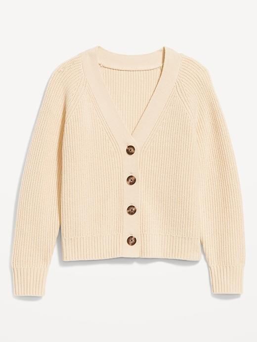 Shaker-Stitch Cardigan Product Image