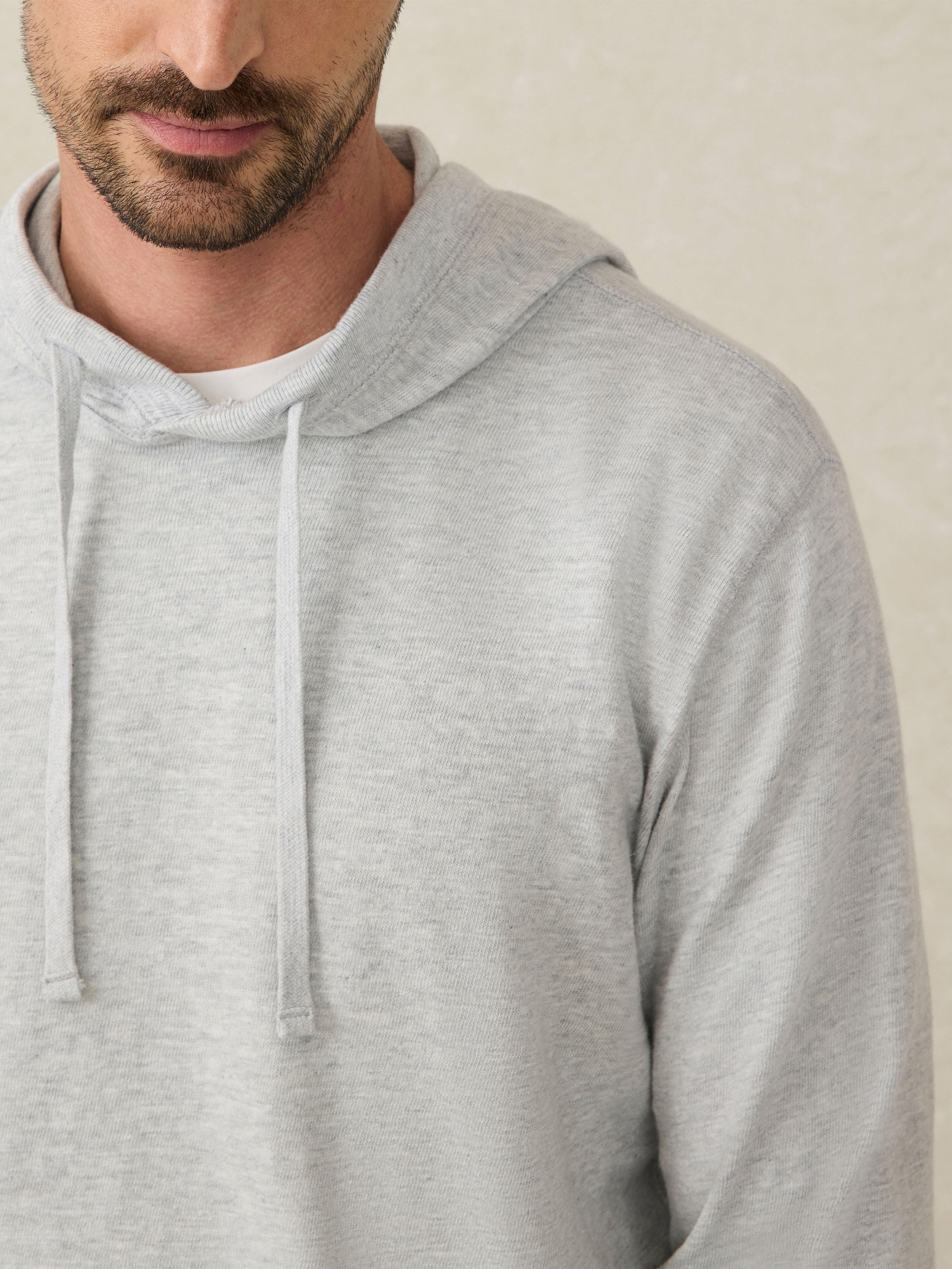 Sunwashed Slub Hoodie - Light Grey Heather Product Image