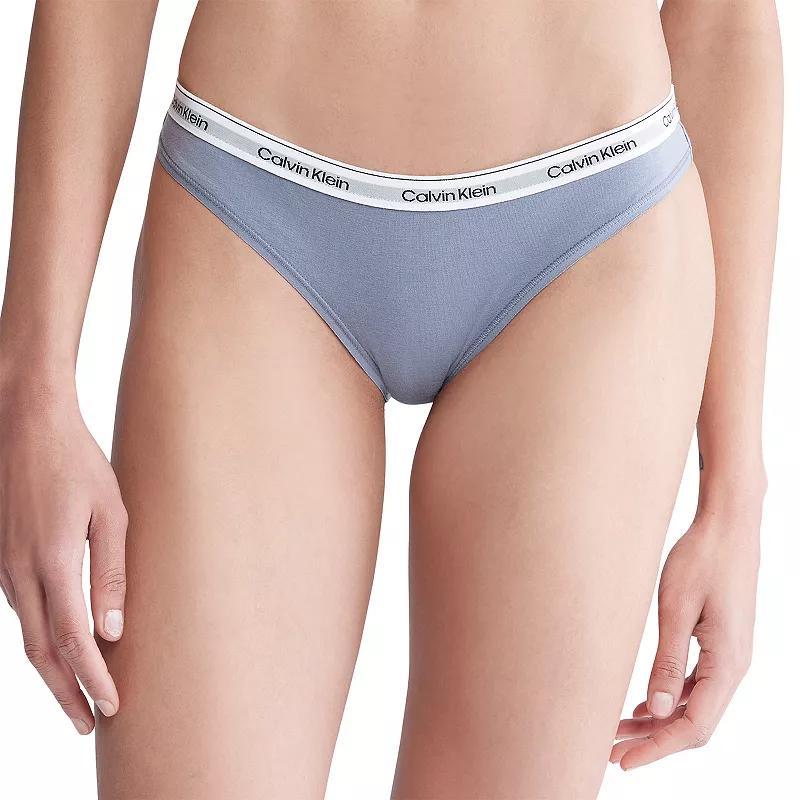 Womens Calvin Klein CK One Bikini Panty QD3785 Oatmeal Grey Product Image