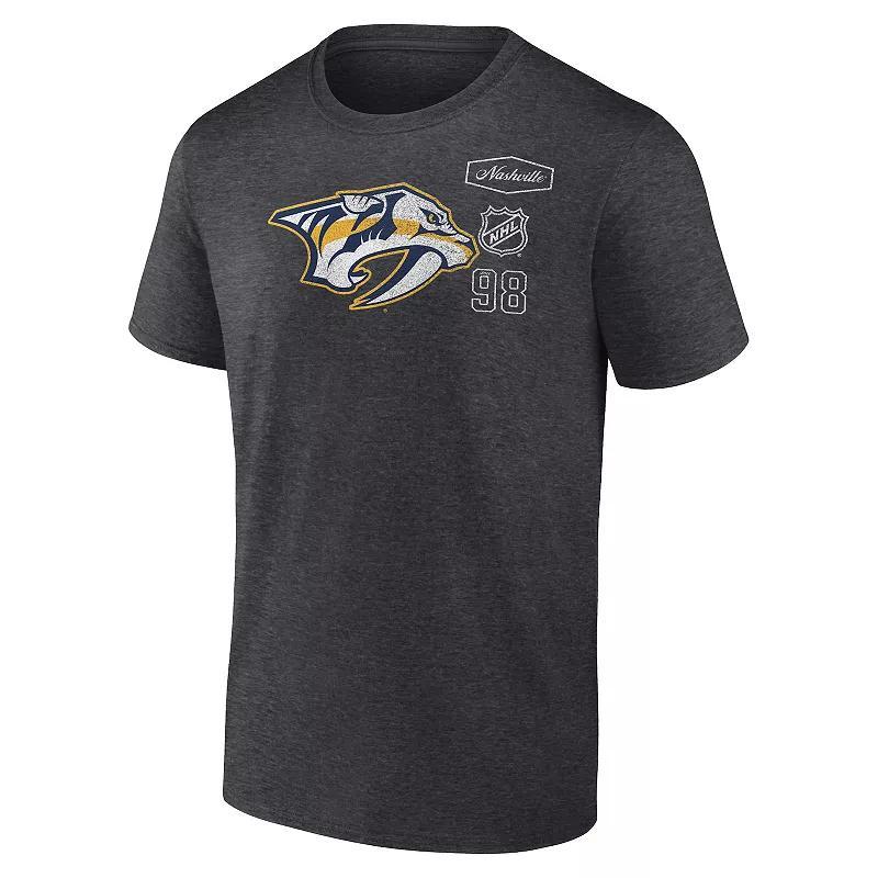 Men's Fanatics Nashville Predators NHL Origin Heritage Logo Tee,  Product Image