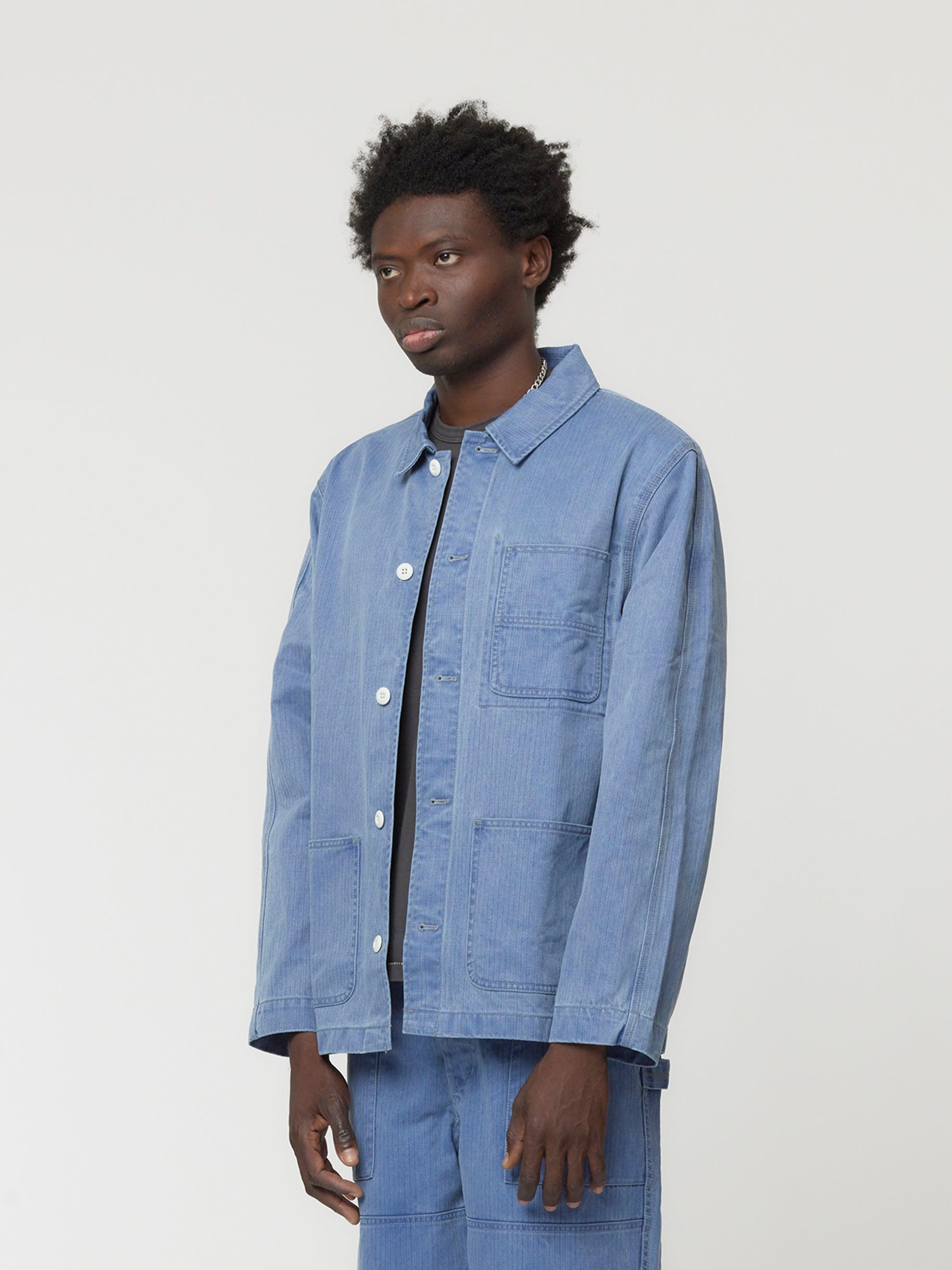 Union x J.Crew Chore Coat (Vintage Blue) Product Image