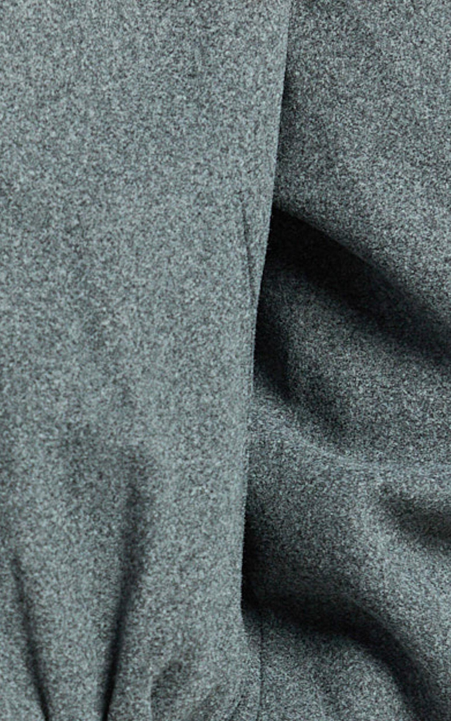 Marvin Jacket - Wool Look Bomber Jacket in Charcoal Product Image