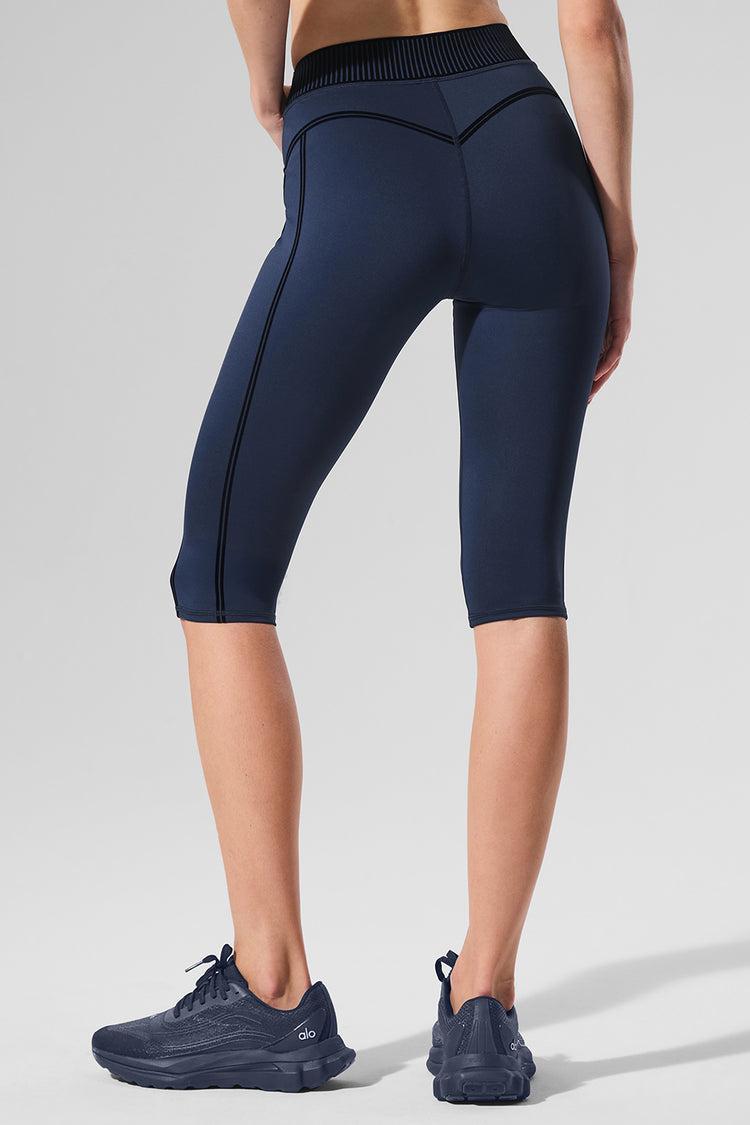 Airlift High-Waist Line Up Capri - Navy Product Image