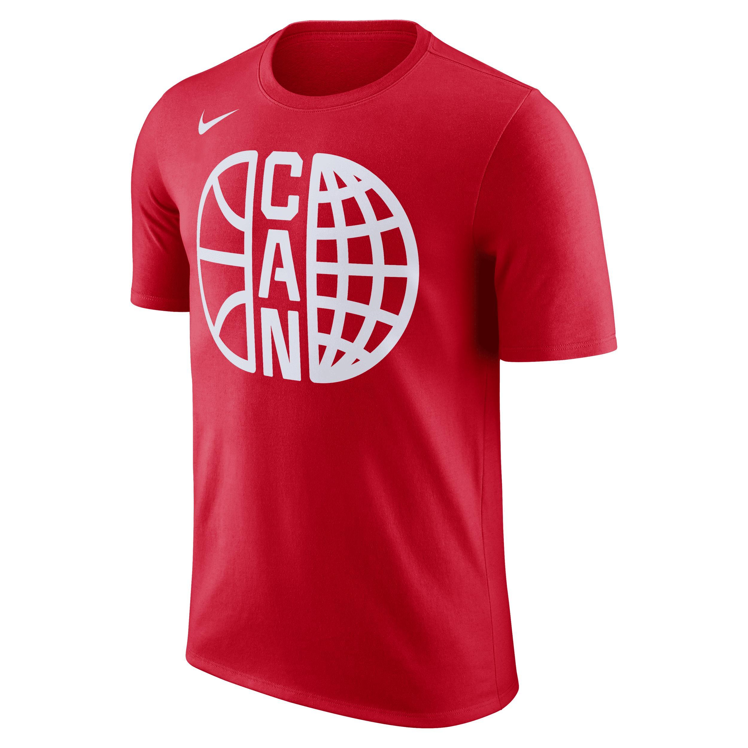 Canada Practice Nike Mens Basketball T-Shirt | FQ3645-600 Product Image